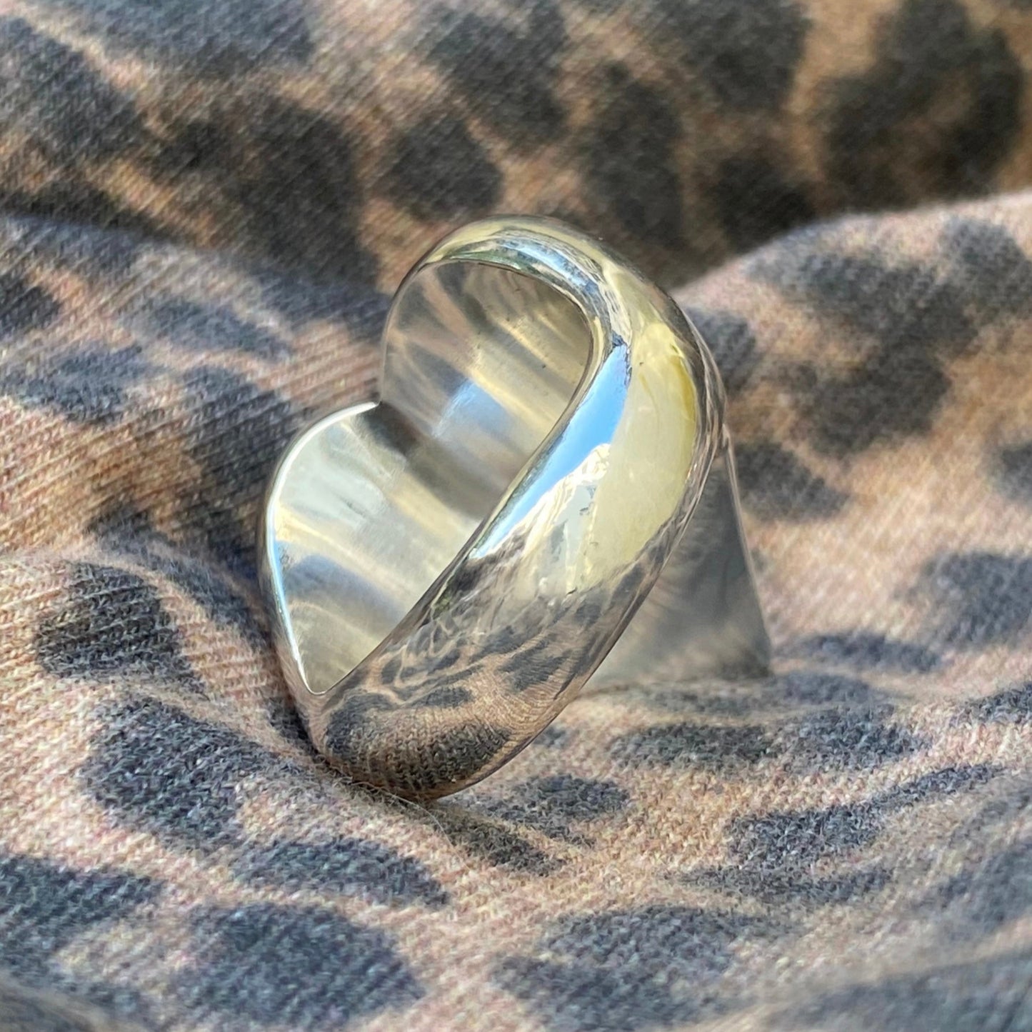 Heart of Silver Ring